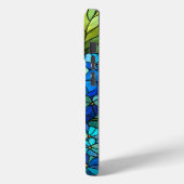 Blue Hydrangea Stained Glass Design Case-Mate iPhone Hülle (Rückseite / Links)