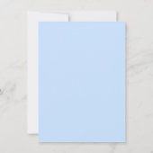 Blue Hydrangea Starfish ist meine Bridesmaid-Karte (Rückseite)