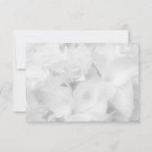 Blue Hydrangea Starfish Wedding RSVP Card Karte (Rückseite)