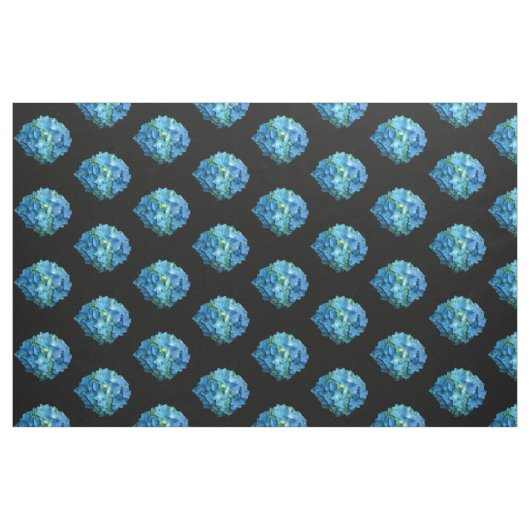 Blue Hydrangea Stoff (Fat Quarter (45,7 x 55,9 cm))