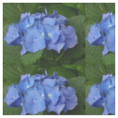 Blue Hydrangea Stoff (Nahaufnahme)