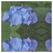Blue Hydrangea Stoff (Nahaufnahme)