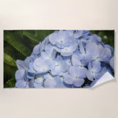 Blue Hydrangea Strandtuch (Vorderseite)