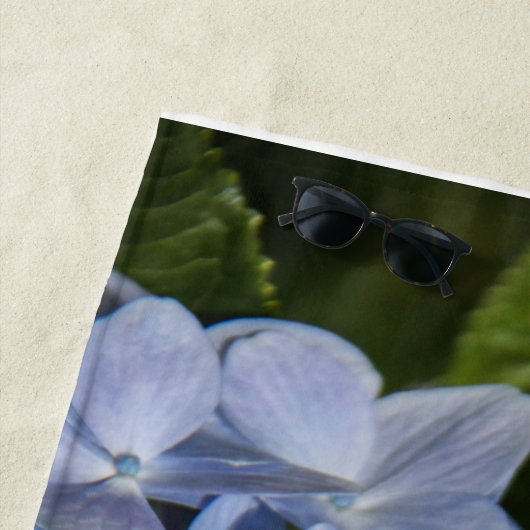 Blue Hydrangea Strandtuch (Beispiel)
