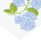 Blue Hydrangea Tablecloth Tischdecke (Schrägansicht)