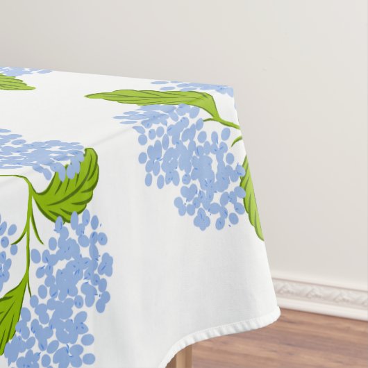 Blue Hydrangea Tablecloth Tischdecke (Beispiel)