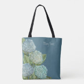 Blue Hydrangea Tasche (Rückseite)