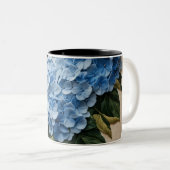 Blue Hydrangea Tasse (VorderseiteRechts)