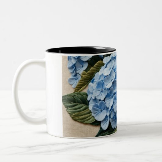 Blue Hydrangea Tasse (Links)