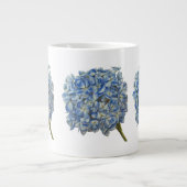 Blue Hydrangea-Tasse Jumbo-Tasse (Vorderseite)