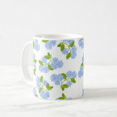 Blue Hydrangea-Tasse Kaffeetasse (Vorderseite Links)