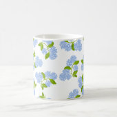 Blue Hydrangea-Tasse Kaffeetasse (Mittel)