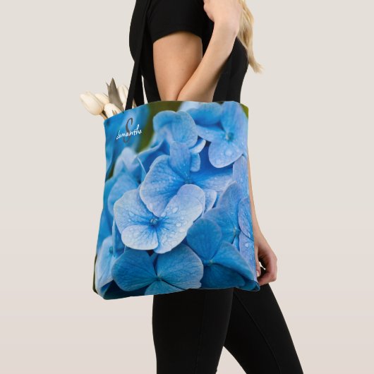 Blue Hydrangea Tote bag Tasche (Von Nahem)
