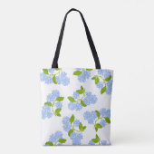 Blue Hydrangea Tote Bag Tasche (Rückseite)
