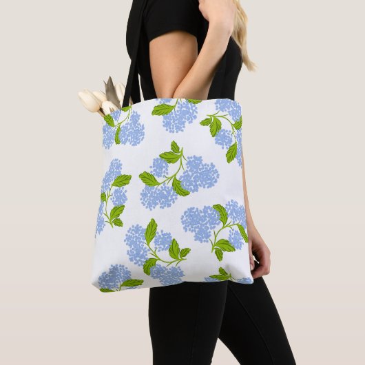 Blue Hydrangea Tote Bag Tasche (Von Nahem)