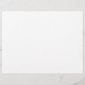 Blue Hydrangea Tri-Fold Wedding Menu Tischnummer (Rückseite)