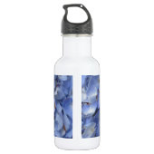 Blue Hydrangea Trinkflasche (Rückseite)