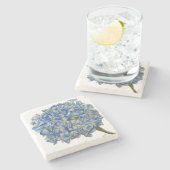 Blue Hydrangea Untersetzer (Seitenansicht)