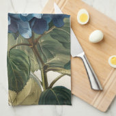Blue Hydrangea Vintag Geschirrtuch (Viertel Falte)