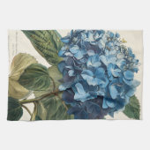 Blue Hydrangea Vintag Geschirrtuch (Horizontal)