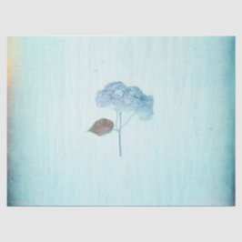 Blue Hydrangea Vintage Blüte Rustikale Antike Seidenpapier