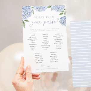 Blue Hydrangea Was ist in Ihrer Spielkarte? Flyer