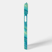 Blue Hydrangea Wavy Texture Case-Mate iPhone Hülle (Rückseite / Rechts)