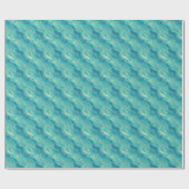 Blue Hydrangea Wavy Texture Geschenkpapier (Flach)