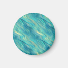 Blue Hydrangea Wavy Texture Magnet