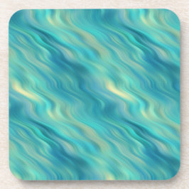 Blue Hydrangea Wavy Texture Untersetzer