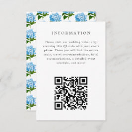 Blue Hydrangea Wedding Einladungskarte Einladung
