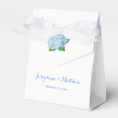 Blue Hydrangea Wedding Geschenkschachtel (Vorderseite)