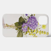 Blue Hydrangea with Yellow Loosestrife Case-Mate iPhone Hülle (Rückseite (Horizontal))