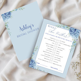 Blue Hydrangea würde eher Brautparty spielen