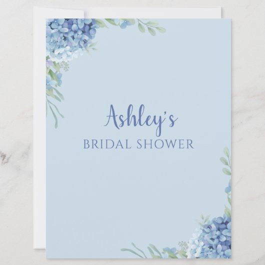 Blue Hydrangea würde eher Brautparty spielen (Rückseite)