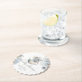 Blue Hydrangeas Baby braut Babydusche Untersetzer (Vor Ort)