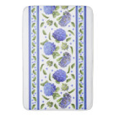 Blue Hydrangeas Badematte (Vorderseite Vertikal)