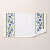 Blue Hydrangeas Badhandtuch Set (Handtuch)