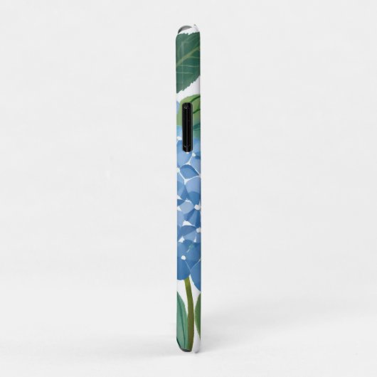 Blue Hydrangeas | Beautiful Floral Bush Case-Mate iPhone Hülle (Hinten/Rechts)