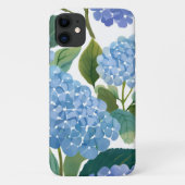 Blue Hydrangeas | Beautiful Floral Bush Case-Mate iPhone Hülle (Rückseite)
