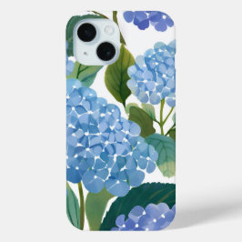 Blue Hydrangeas | Beautiful Floral Bush Case-Mate iPhone Hülle