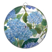 Blue Hydrangeas | Beautiful Floral Bush Dartscheibe (vorne)