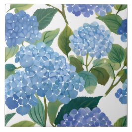Blue Hydrangeas | Beautiful Floral Bush Fliese