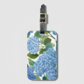 Blue Hydrangeas | Beautiful Floral Bush Gepäckanhänger (Vorderseite Vertikal)