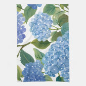 Blue Hydrangeas | Beautiful Floral Bush Geschirrtuch (Vertikal)