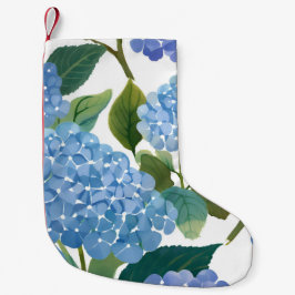 Blue Hydrangeas | Beautiful Floral Bush Kleiner Weihnachtsstrumpf