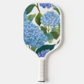 Blue Hydrangeas | Beautiful Floral Bush Pickleball Schläger (Rückseite)