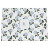 Blue Hydrangeas Bloom Große Geschenktüte (Vorderseite)