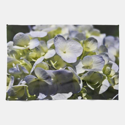 Blue Hydrangeas-Blume Handtuch (Horizontal)