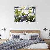 Blue Hydrangeas-Blume Leinwanddruck (Insitu (Schlafzimmer))